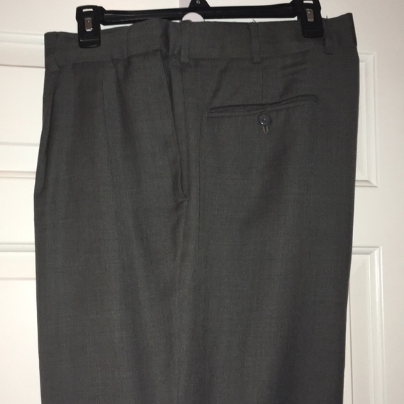 Stafford Men’s Dress pants color Gray - Picture 2 of 8